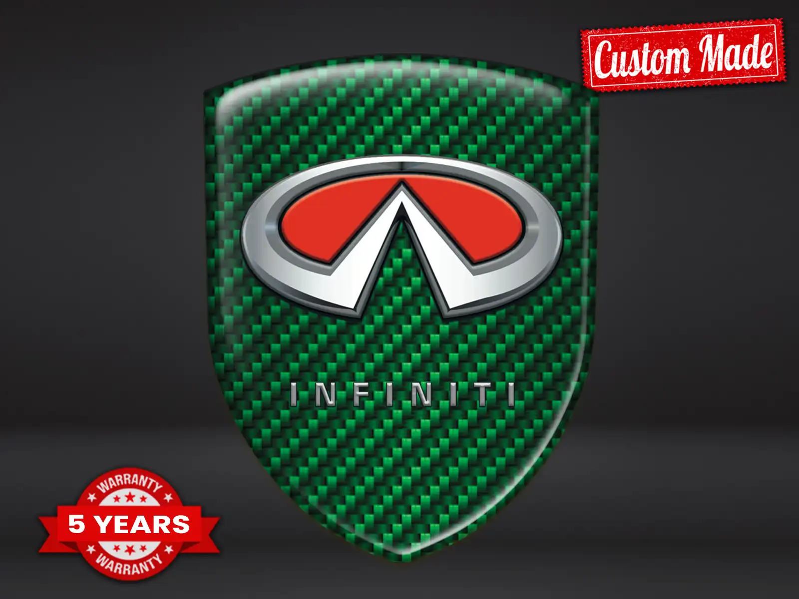 Infiniti Etiqueta Impermeable Resistente Limitada Universal
